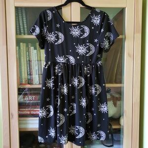 Nasty Gal Dresses - Grunge/Goth Sun and Moon Babydoll Dress Nasty Gal Dresses - Grunge/Goth Sun and Moon Babydoll Dress